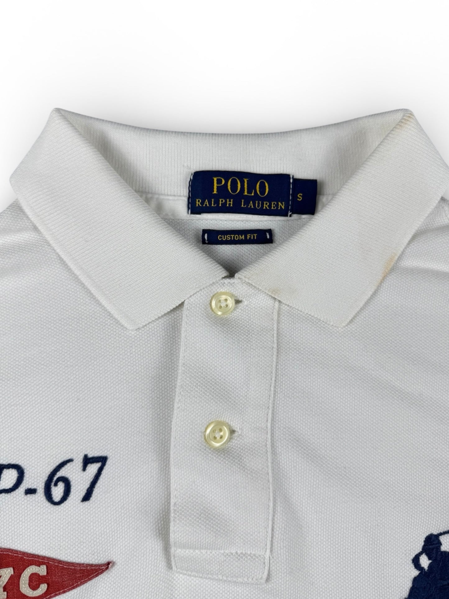Ralph Lauren Yatch Club White Polo (Small)