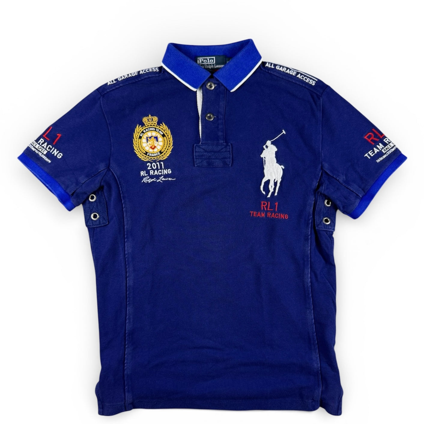 Ralph Lauren France Racing Blue Polo (Small)