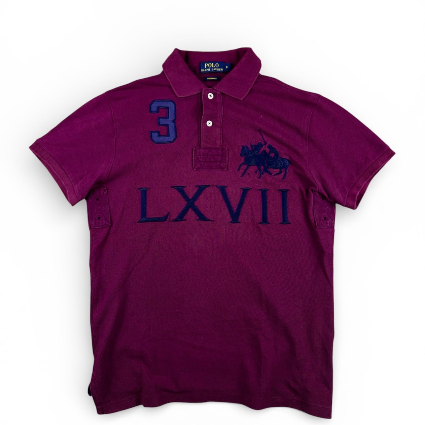 Ralph Lauren LXVII Bordeaux Big Pony Polo (Small)
