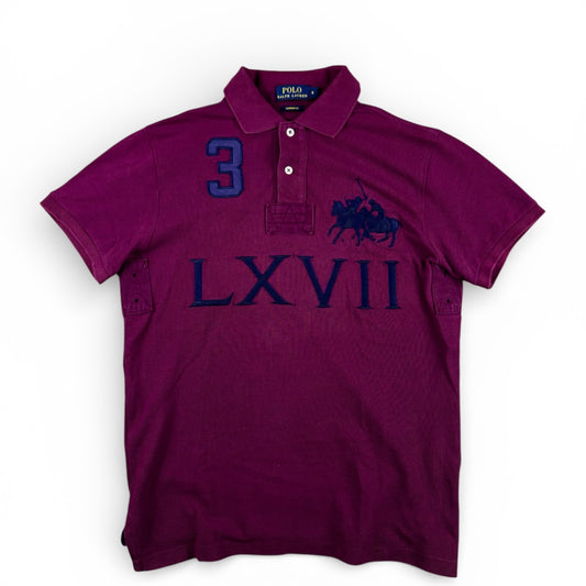 Ralph Lauren LXVII Bordeaux Big Pony Polo (Small)