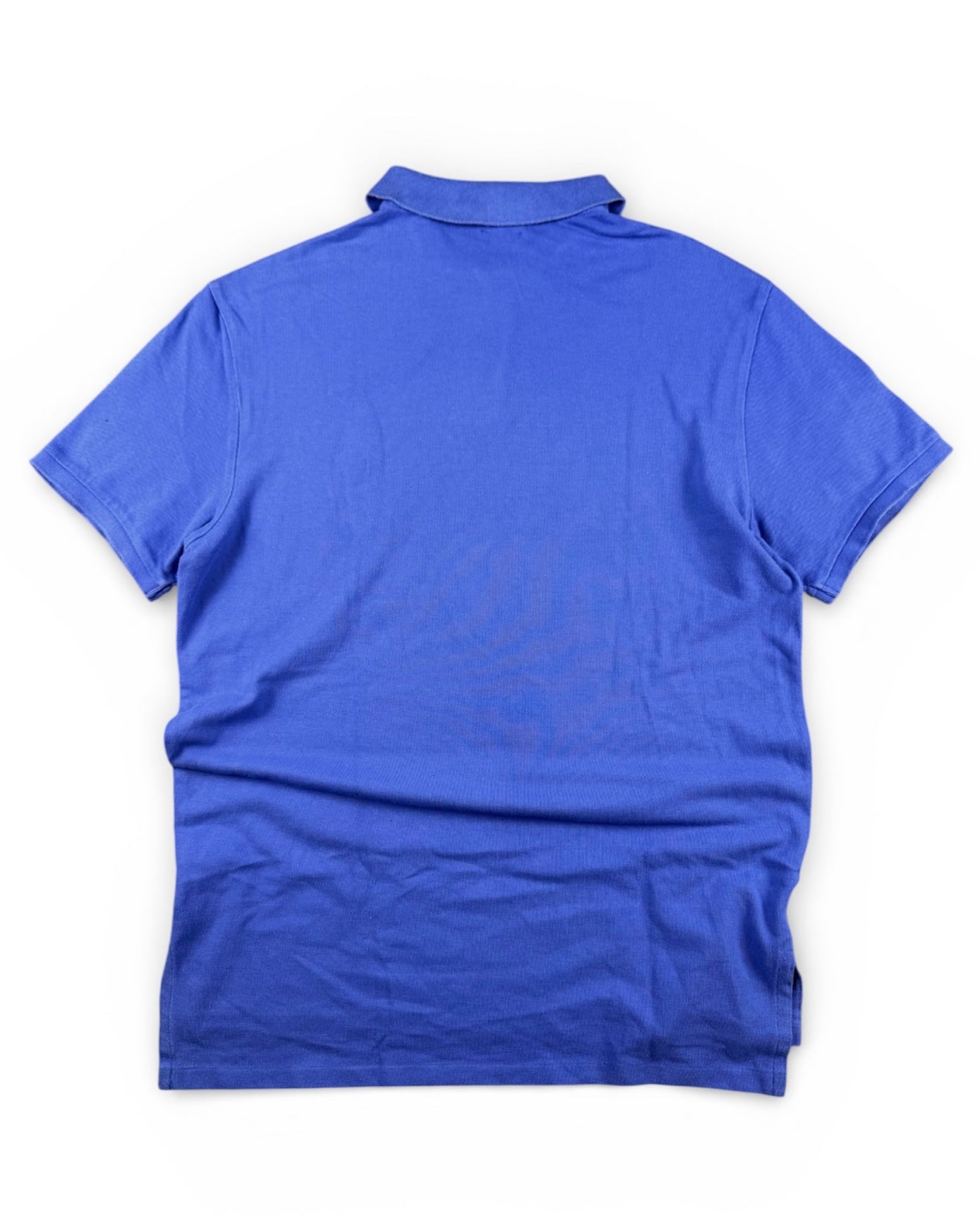 Ralph Lauren Piqué Blue Big Pony Polo (Medium)