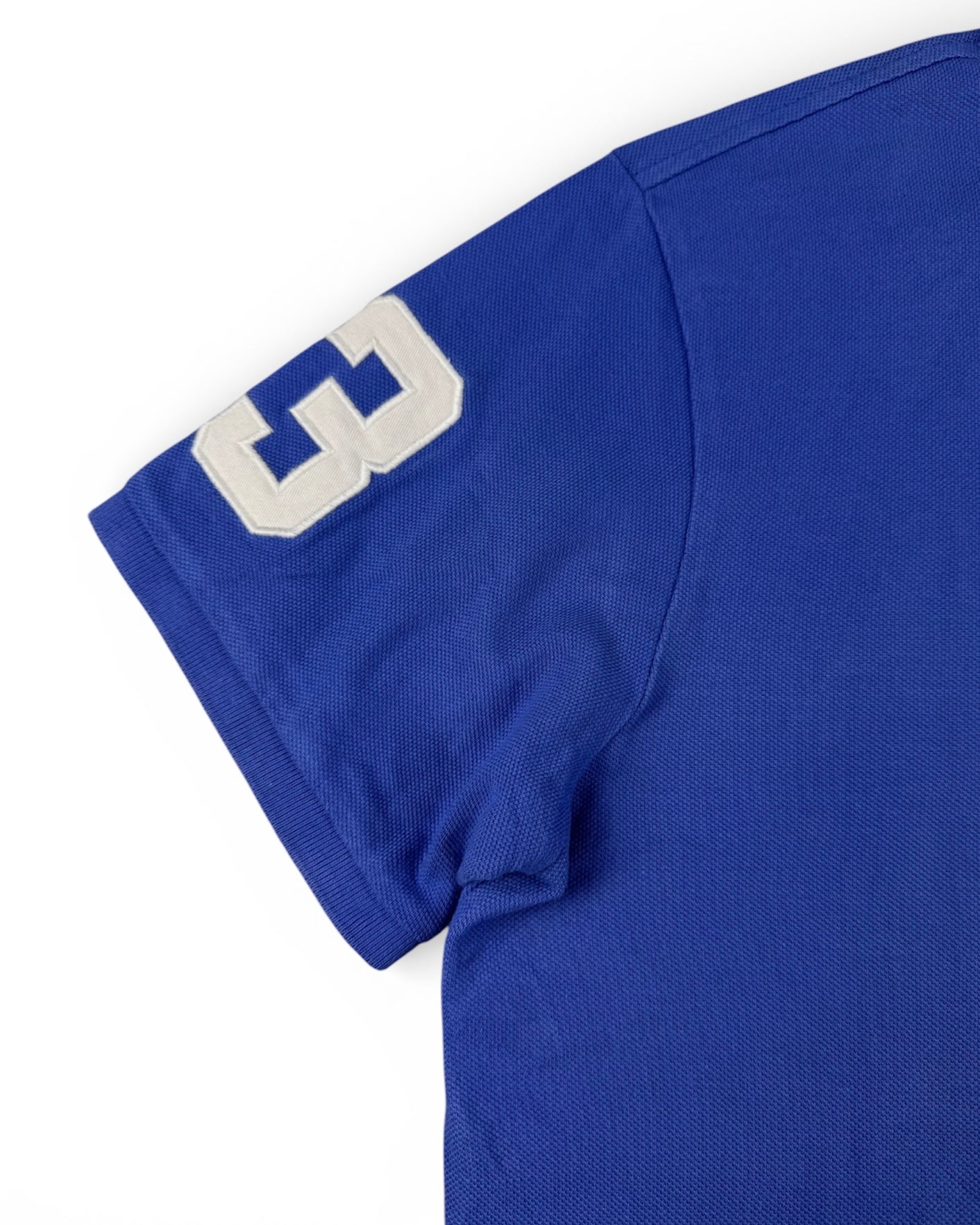 Ralph Lauren Piqué Blue Big Pony Polo (Medium)