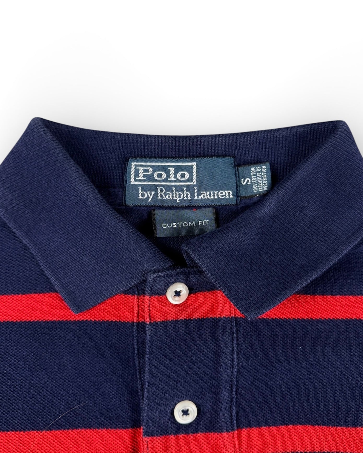 Ralph Lauren Striped Red & Blue Big Pony Polo (Small)