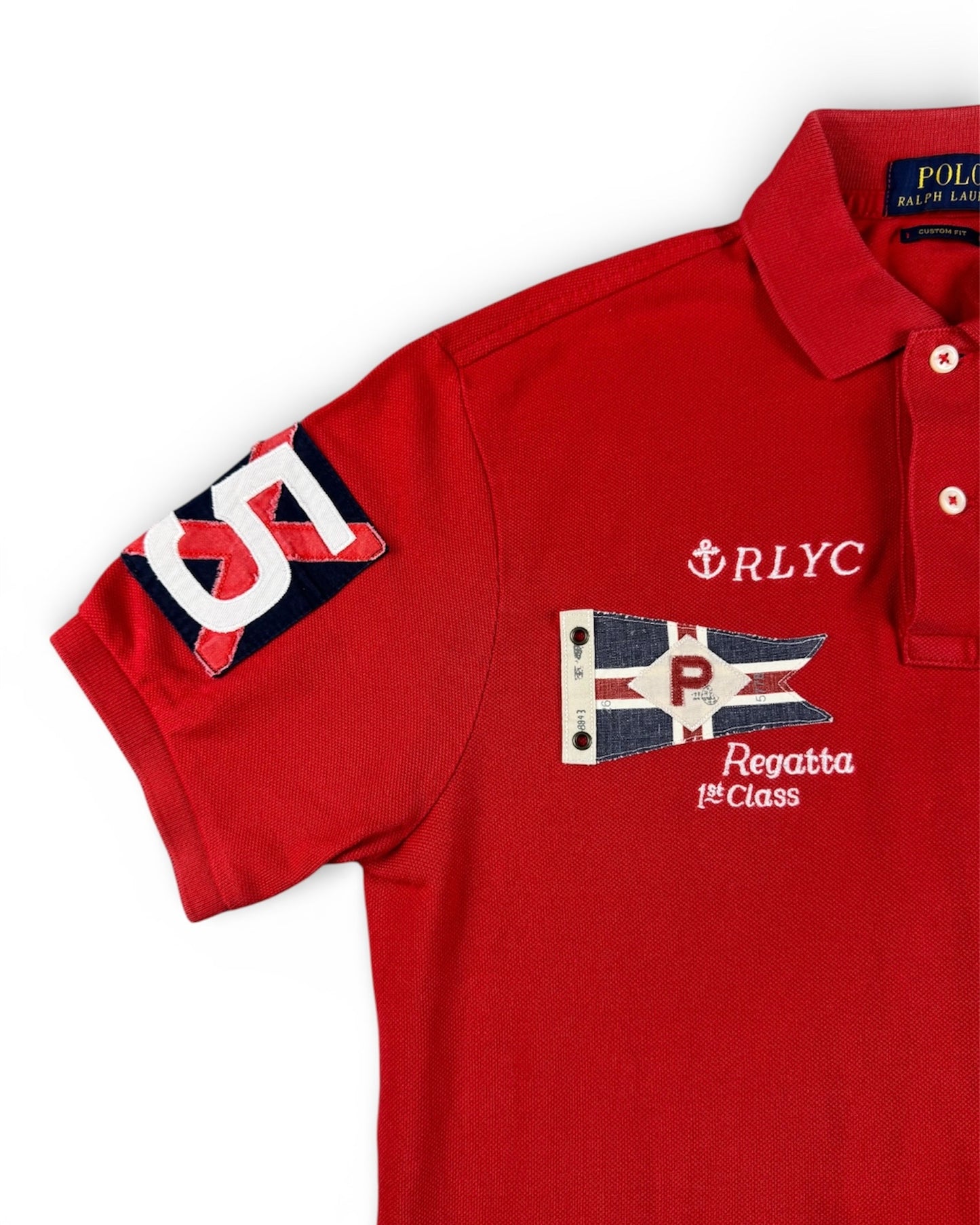 Ralph Lauren Yatch Club Red Polo (Small)