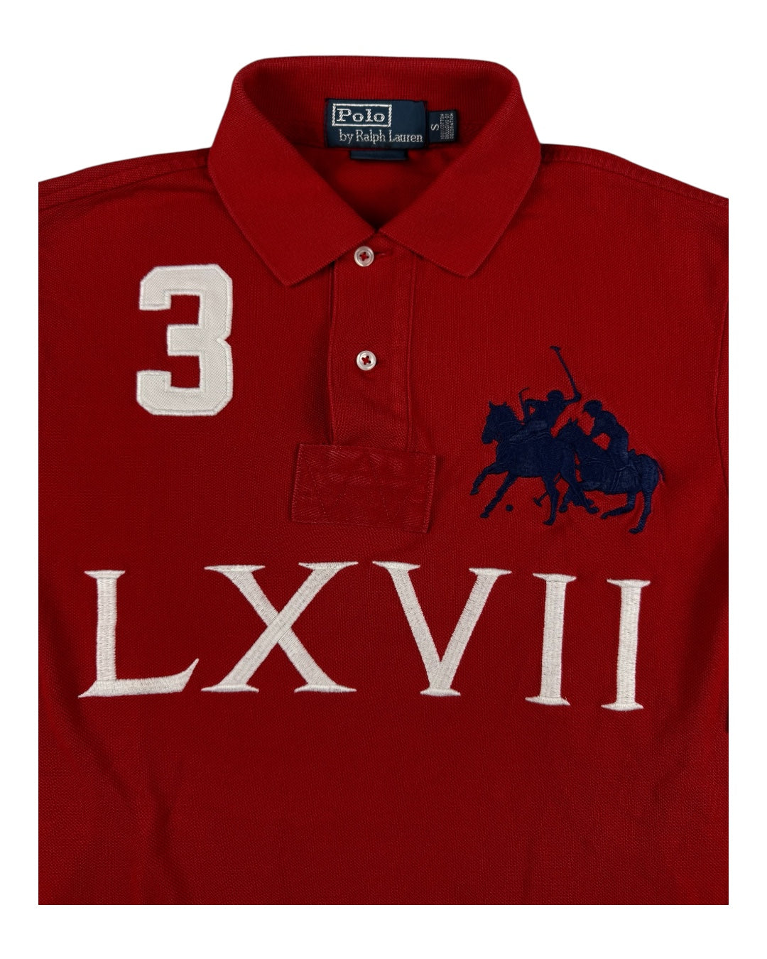 Ralph Lauren LXVII Red Big Pony Polo (Small)