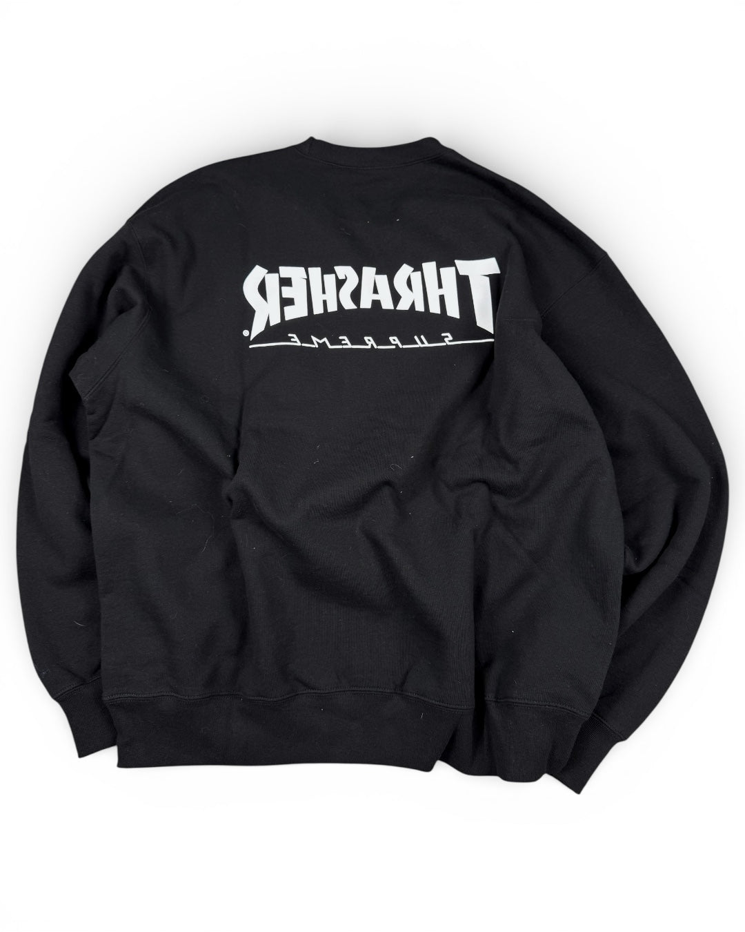 Supreme Thrasher Crewneck Harold Black (Extra Large)