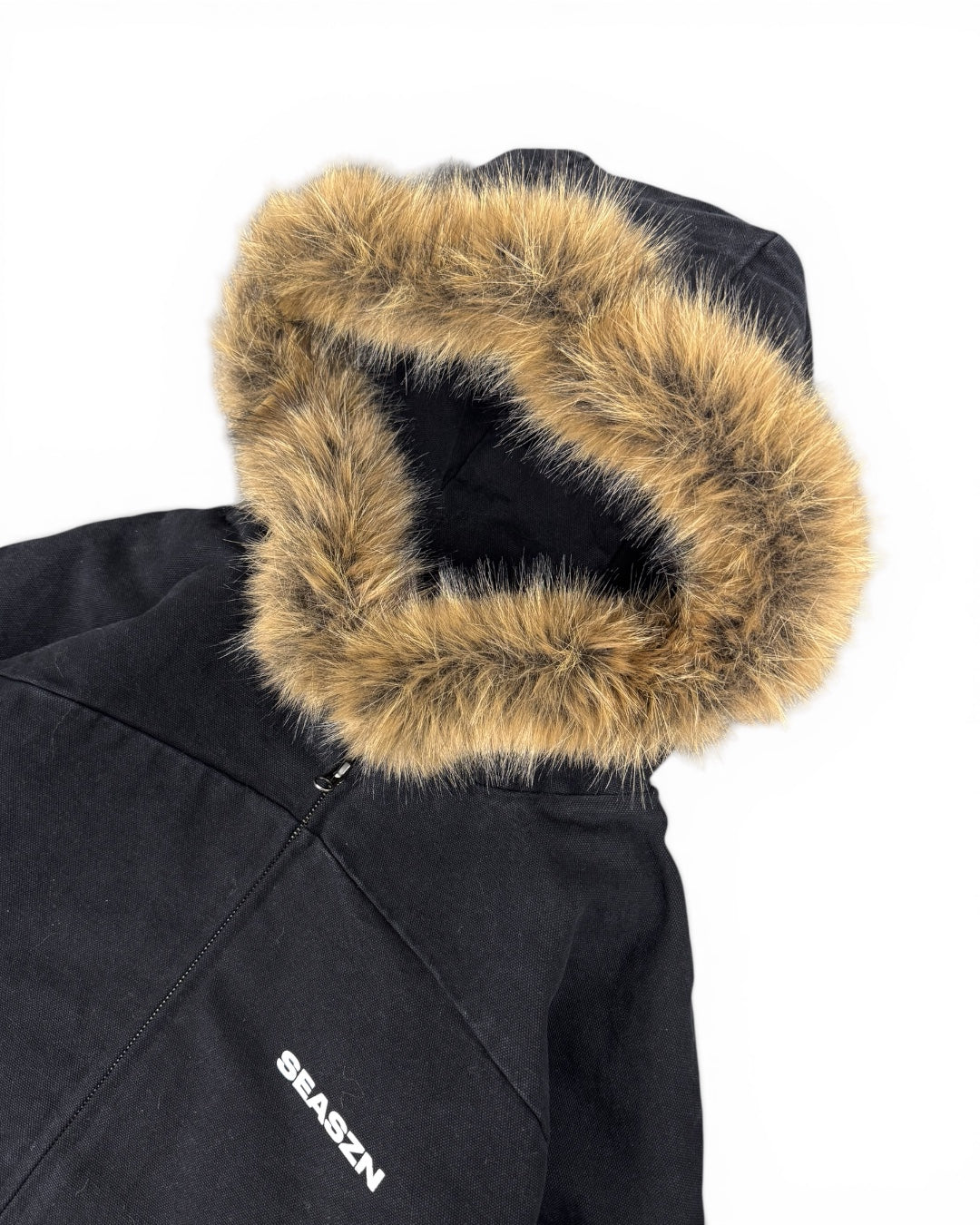 Bomber Fur Black Jacket (Medium)