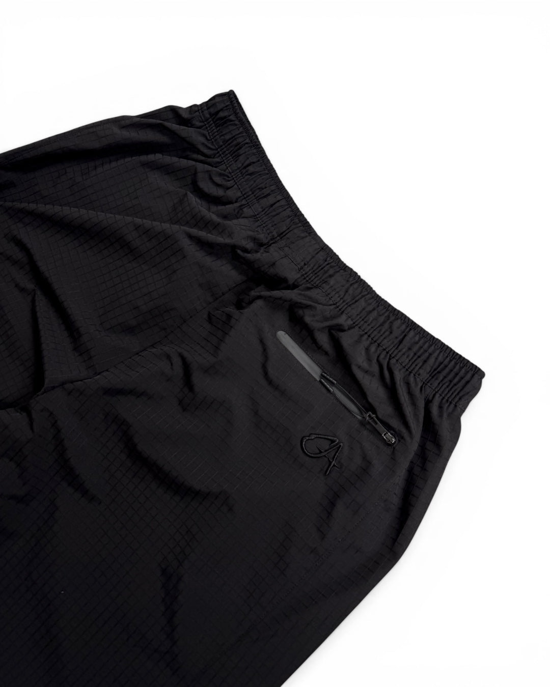 Garms Affiliated Ripstop Technical Black Track Pant (Medium)