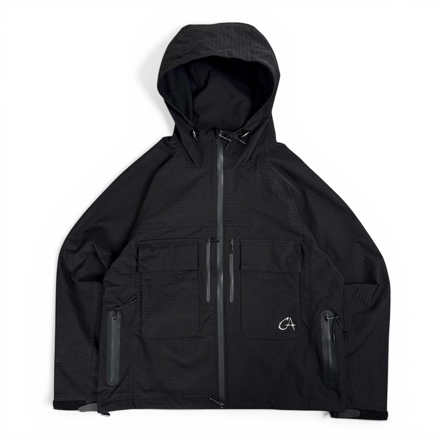 Garms Affiliated Ripstop Technical Black Jacket (Medium)