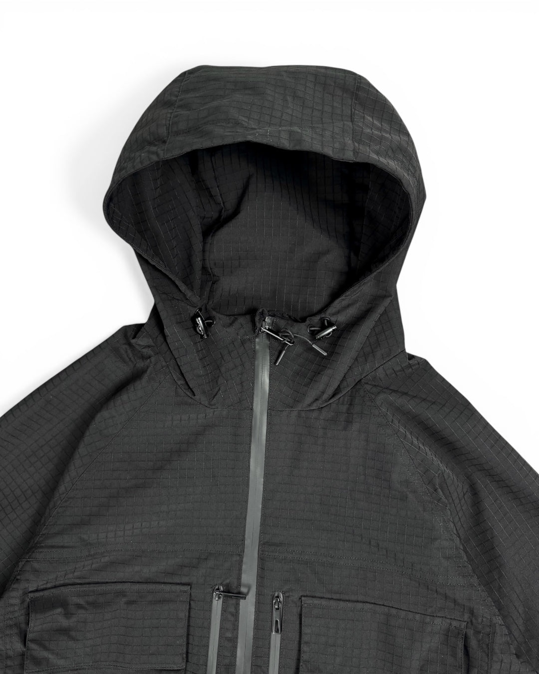 Garms Affiliated Ripstop Technical Black Jacket (Medium)