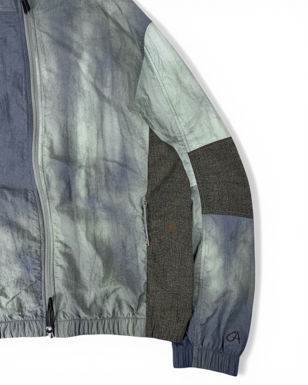 Garms Affiliated Overdyed Windbreaker Green (Small)