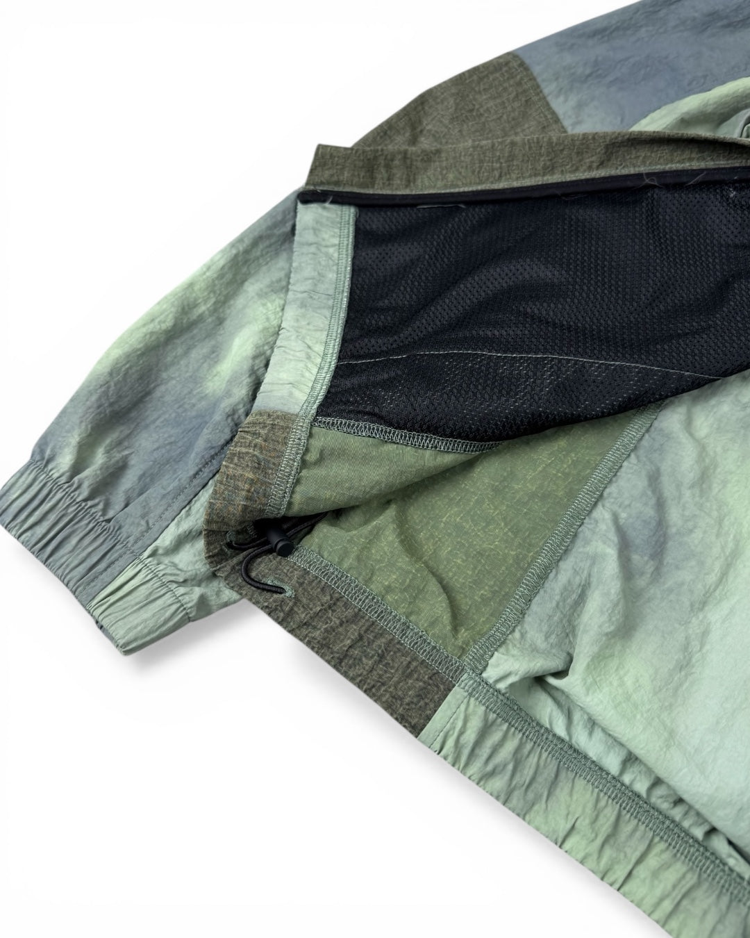 Garms Affiliated Overdyed Windbreaker Green (Small)