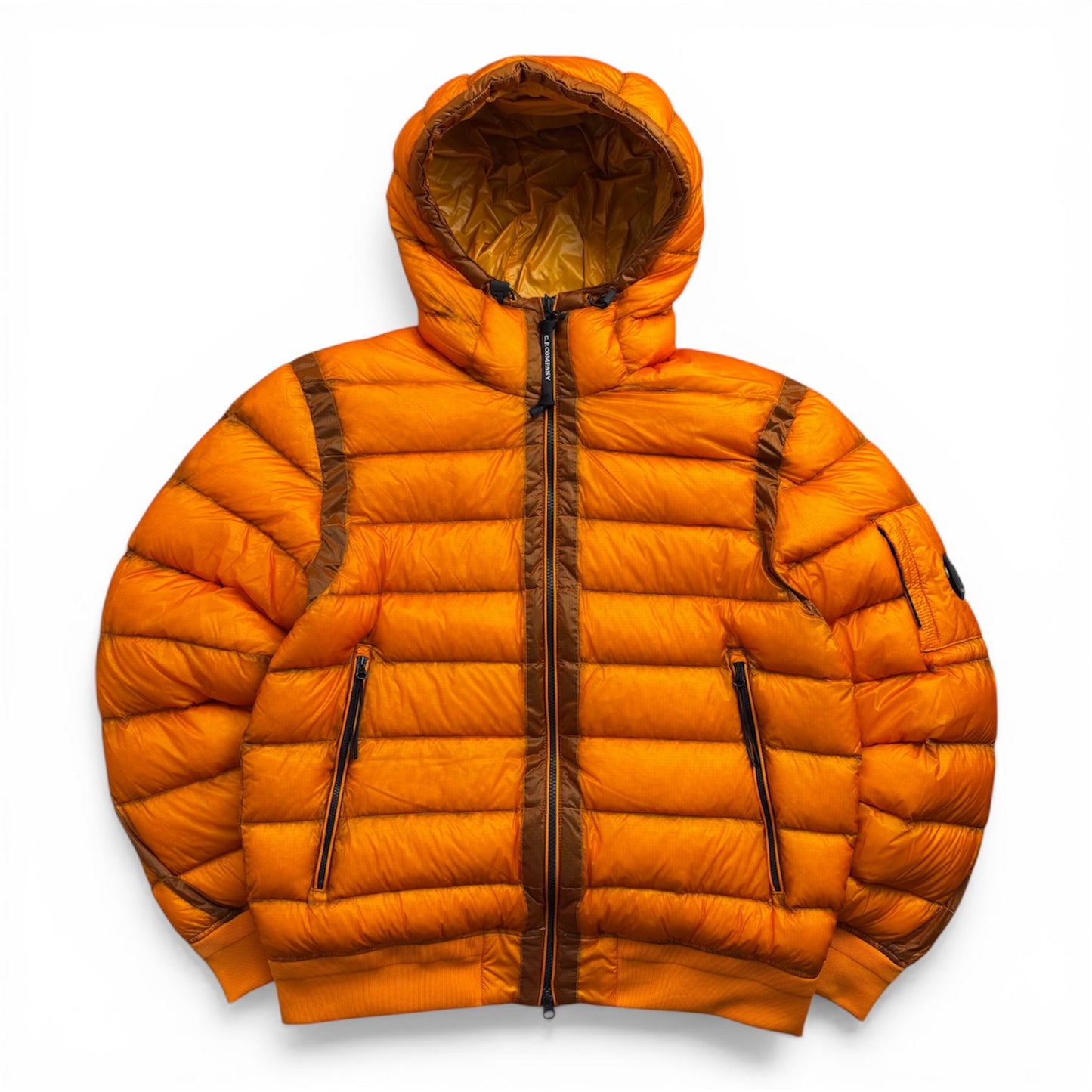 CP Company DD Shell Down Puffer Jacket Orange (L-XL)