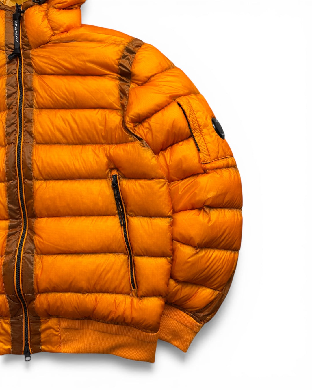 CP Company DD Shell Down Puffer Jacket Orange (L-XL)