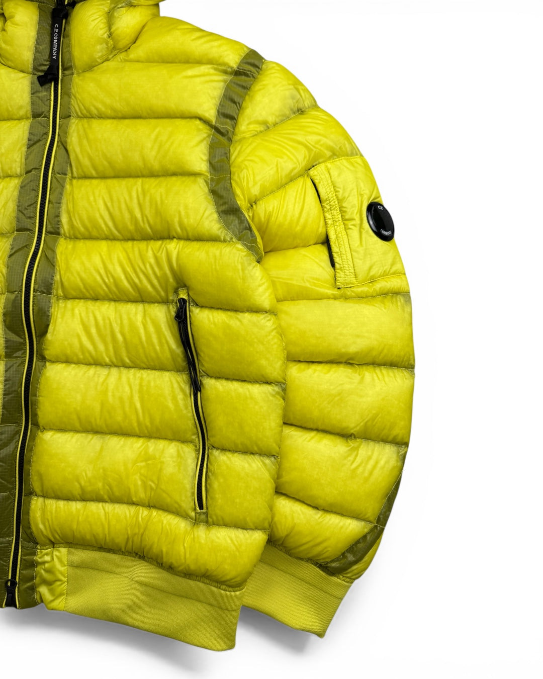 CP Company DD Shell Down Puffer Jacket Yellow (Large)