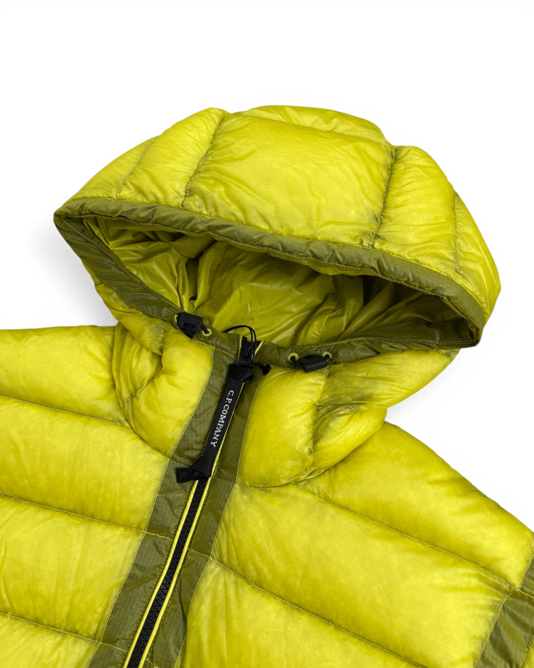 CP Company DD Shell Down Puffer Jacket Yellow (Large)