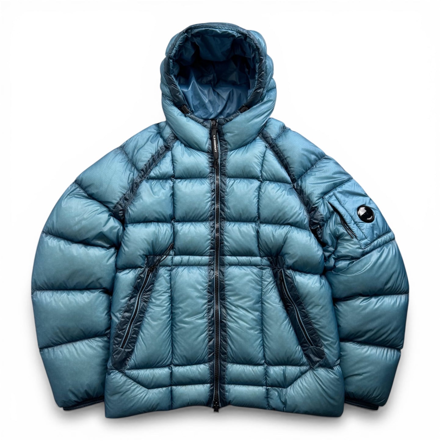 CP Company DD Shell Down Puffer Jacket Blue (Large)