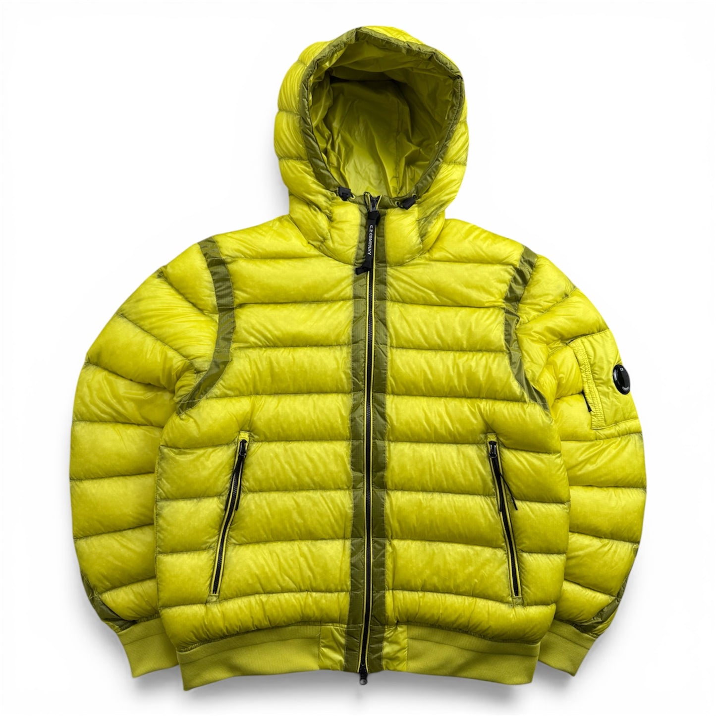 CP Company DD Shell Down Puffer Jacket Yellow (Large)