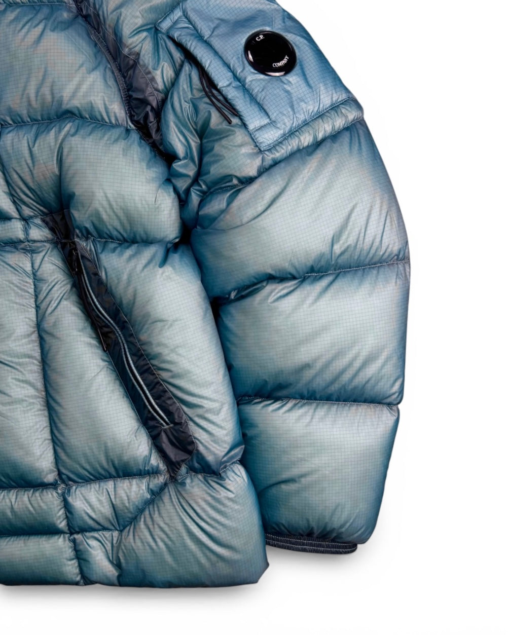 CP Company DD Shell Down Puffer Jacket Blue (Large)