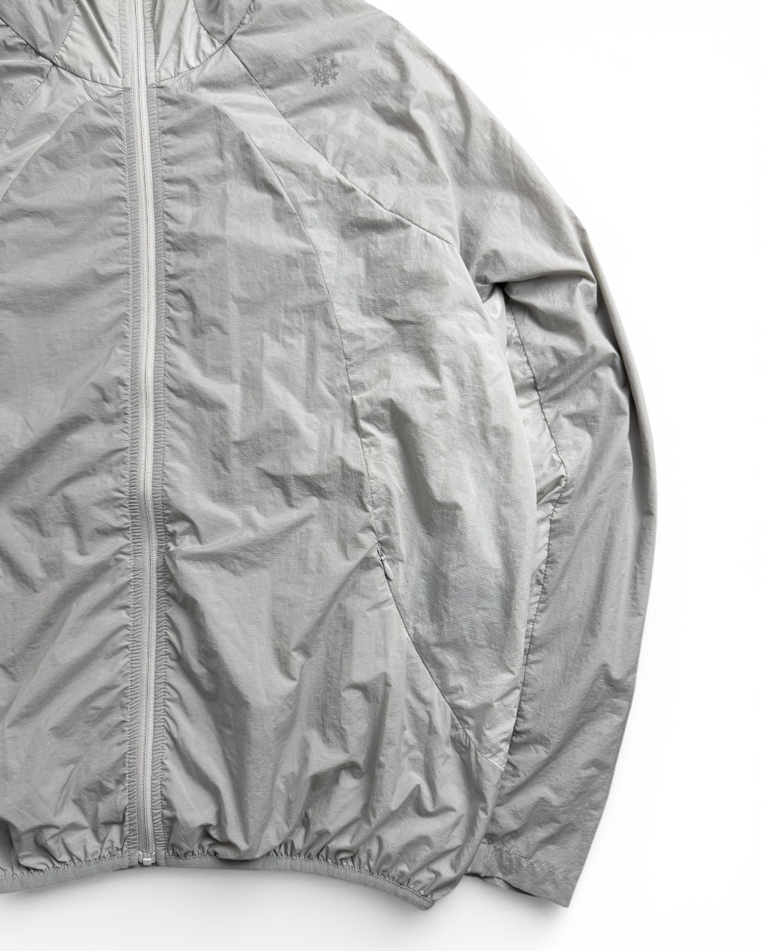 Japanese Light Hooded Windbreaker Grey (Small)