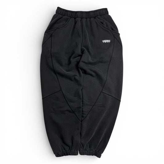 Up in Flames Fleece Joggers Black (Medium)