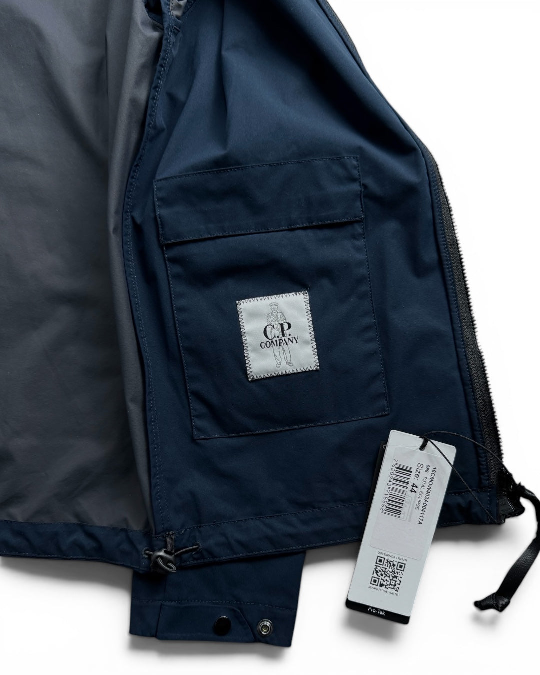 CP Company Pro-Tek Blue Navy Jacket (Small)