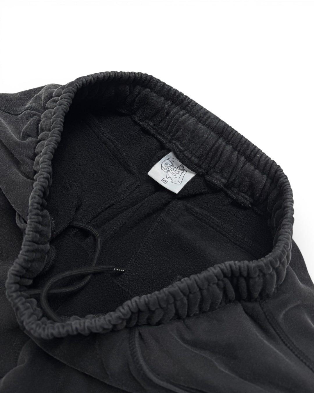 Up in Flames Fleece Joggers Black (Medium)