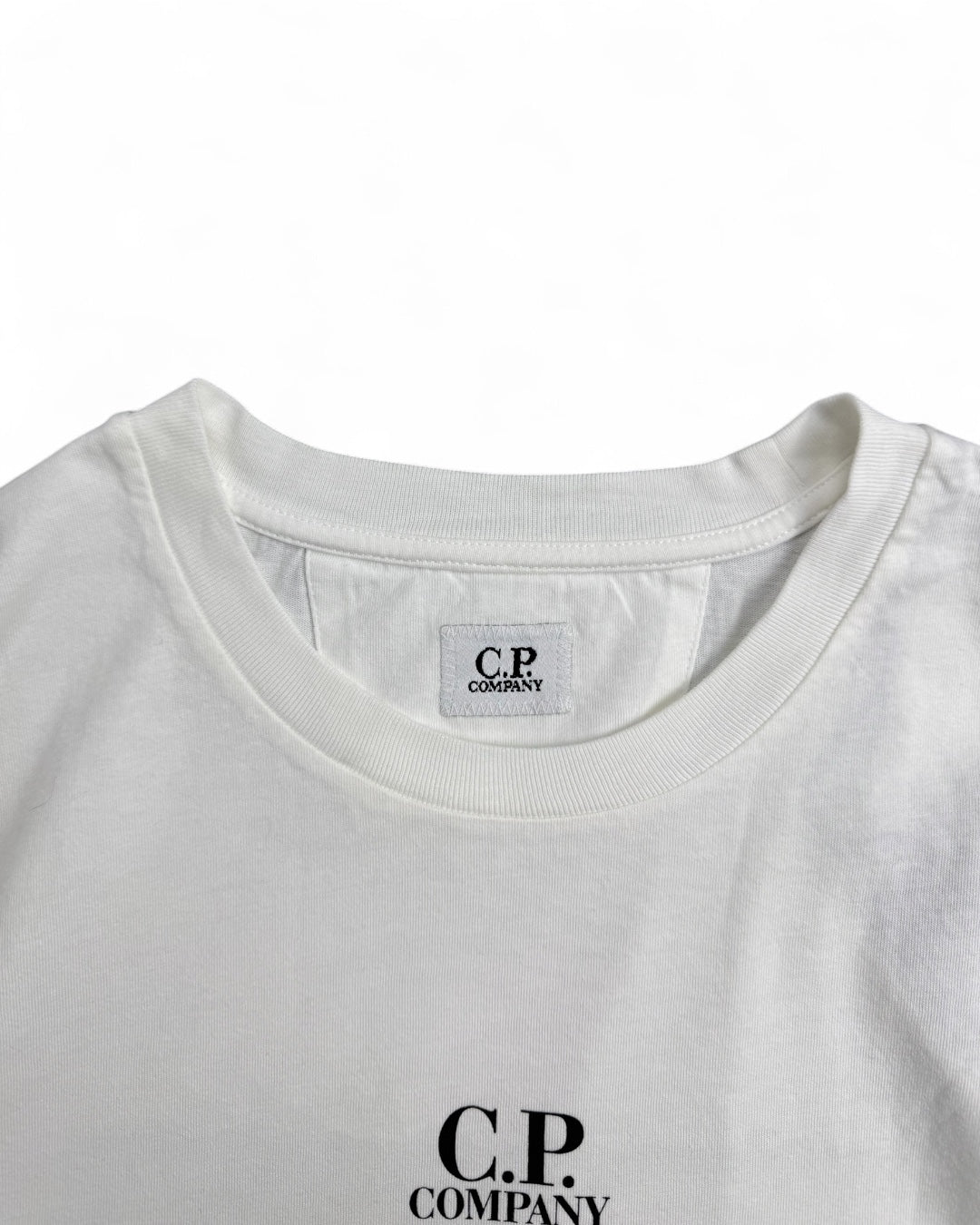 CP Company T-Shirt 100% Cotton Green & White (MORE SIZES)