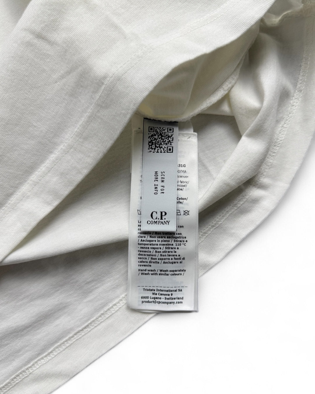 CP Company T-Shirt 100% Cotton Green & White (MORE SIZES)