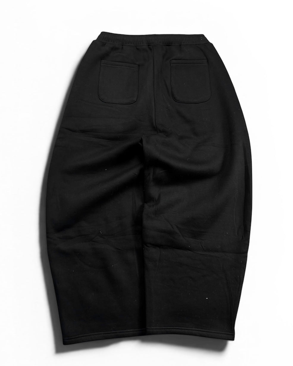 Corazon Baggy Black Joggers 100% Cotton (Medium)