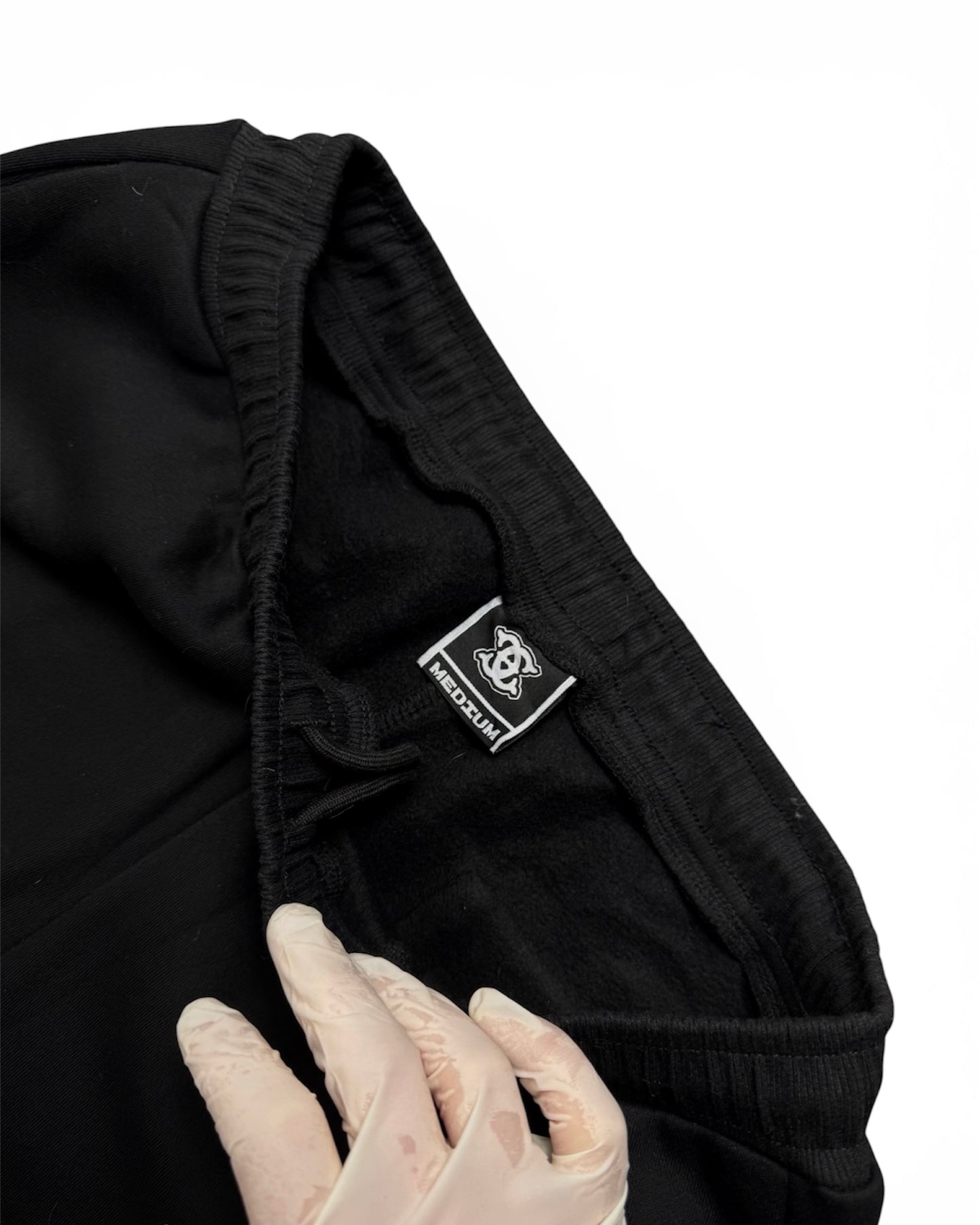Corazon Baggy Black Joggers 100% Cotton (Medium)