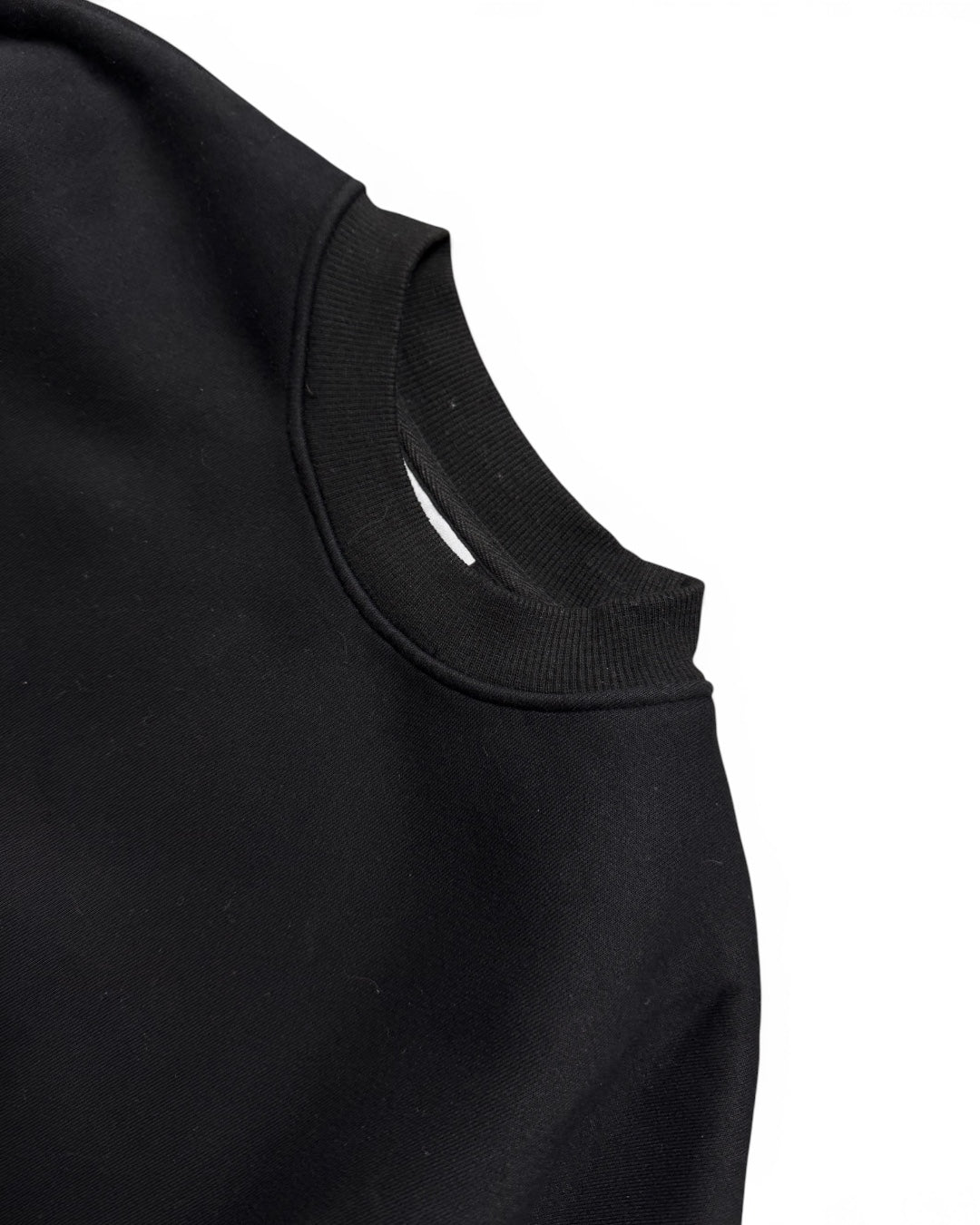 Corazon Boxy Black Crewneck (Small)