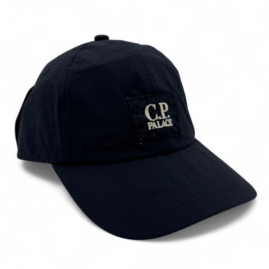 CP Company Palace Blue Navy Goggle Baseball Cap (Medium)