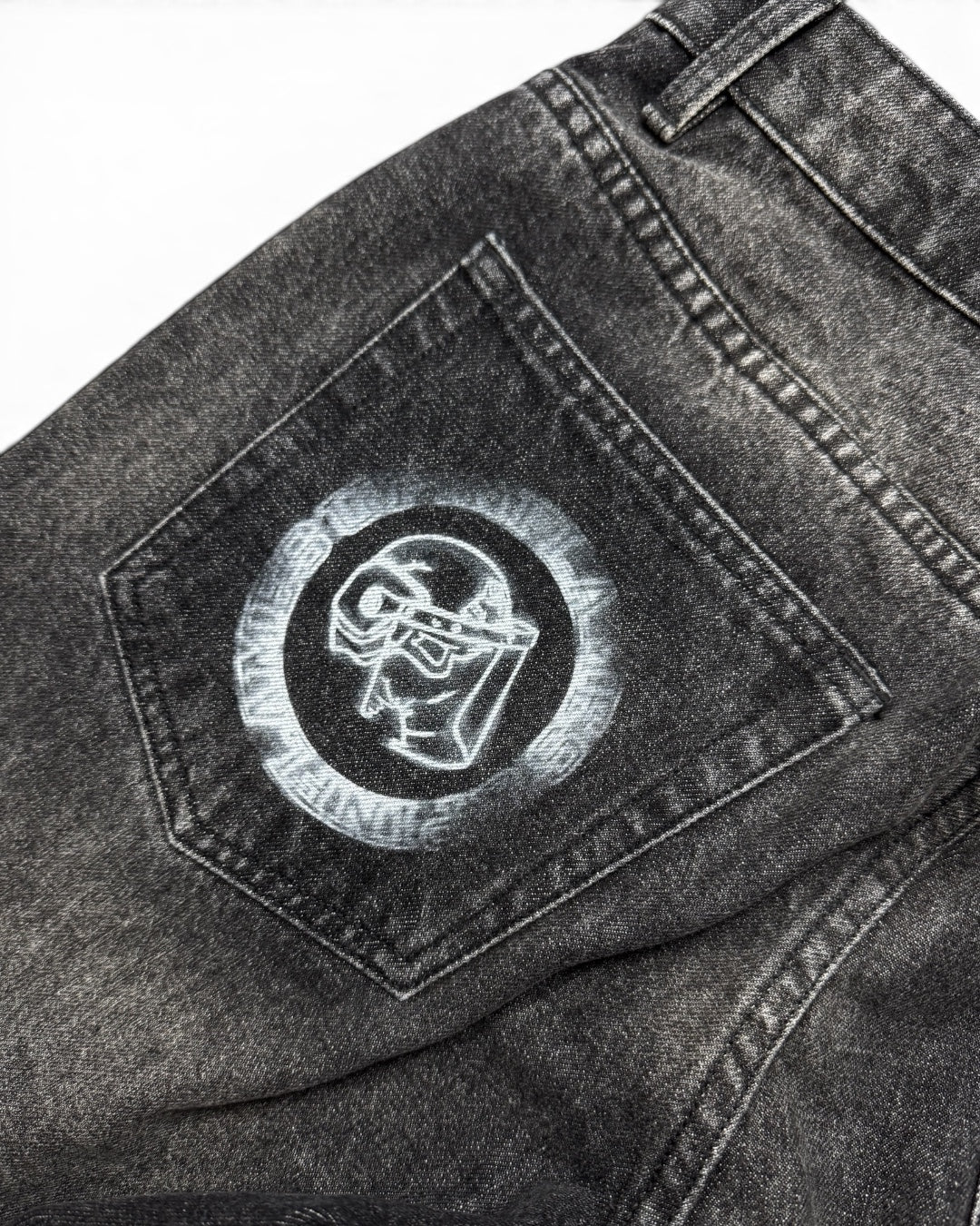 UIF Black Washed Denim Jeans (Medium)