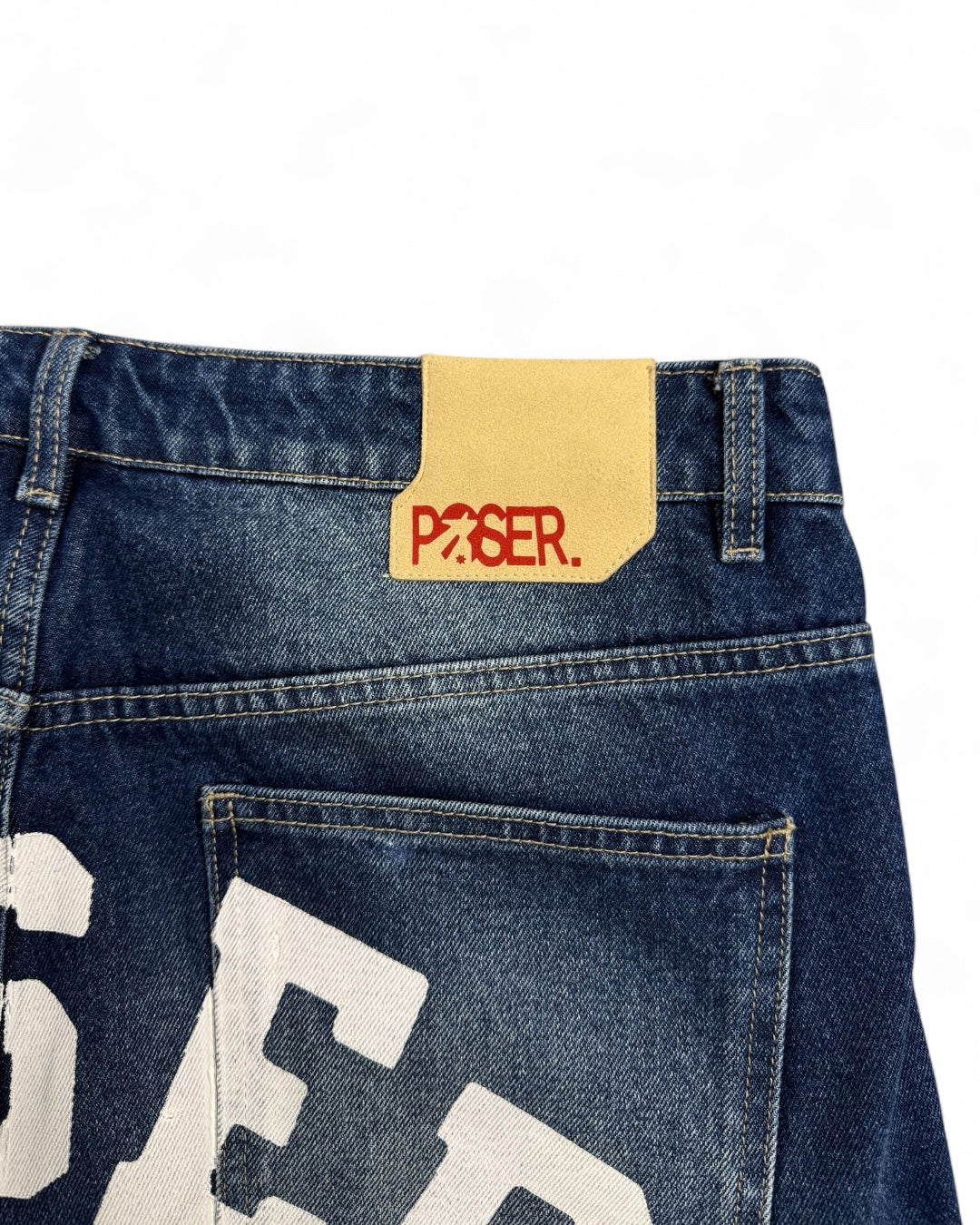 Poser Denim Blue Jeans (Medium)
