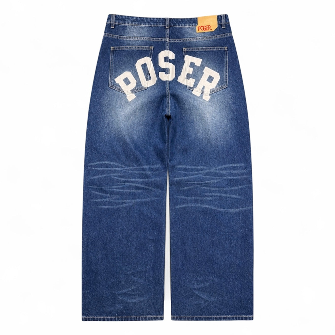 Poser Denim Blue Jeans (Medium)