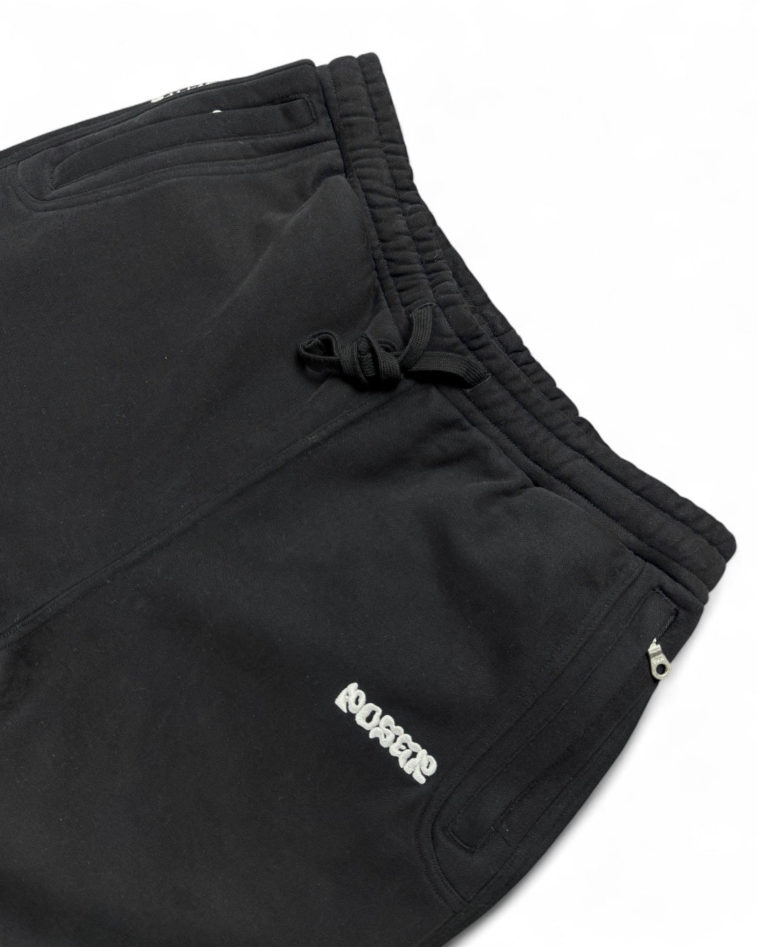 Poser Baggy Black Joggers 100% Cotton (Medium)