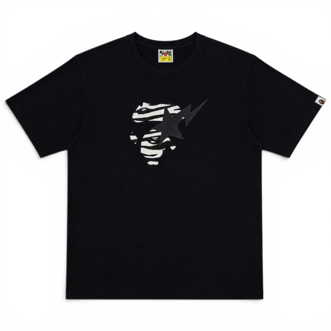 Bape T-Shirt White & Black (Extra Large)