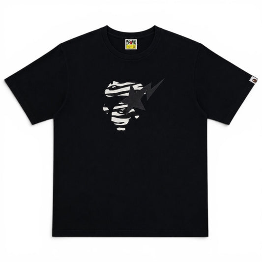 Bape T-Shirt White & Black (Extra Large)