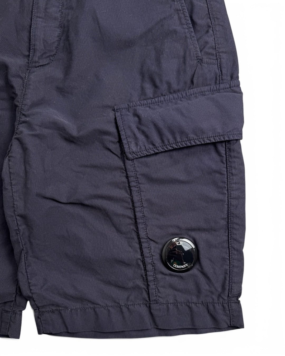 CP Company Blue Navy Cargo Shorts 100% Cotton (Small)