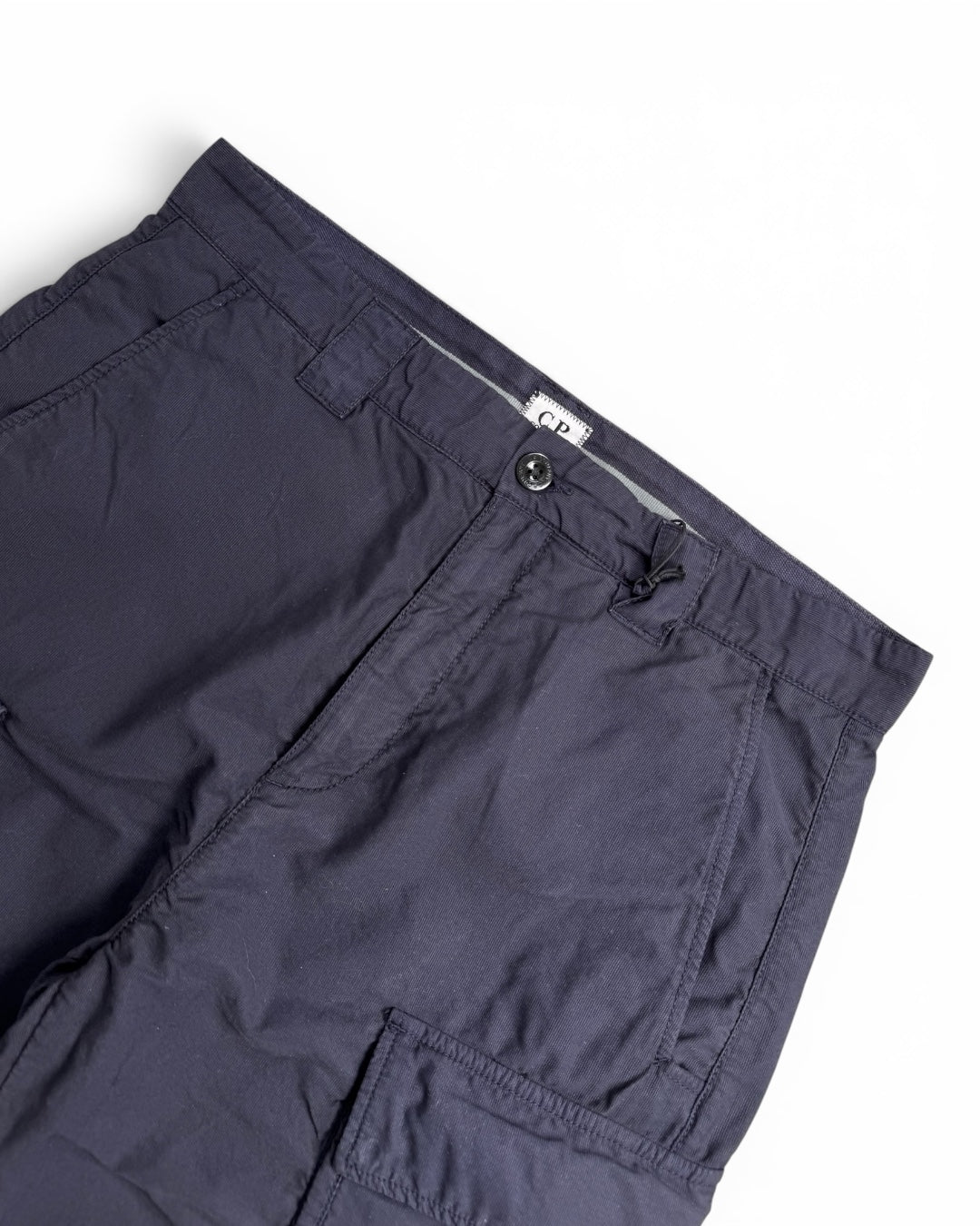 CP Company Blue Navy Cargo Shorts 100% Cotton (Small)