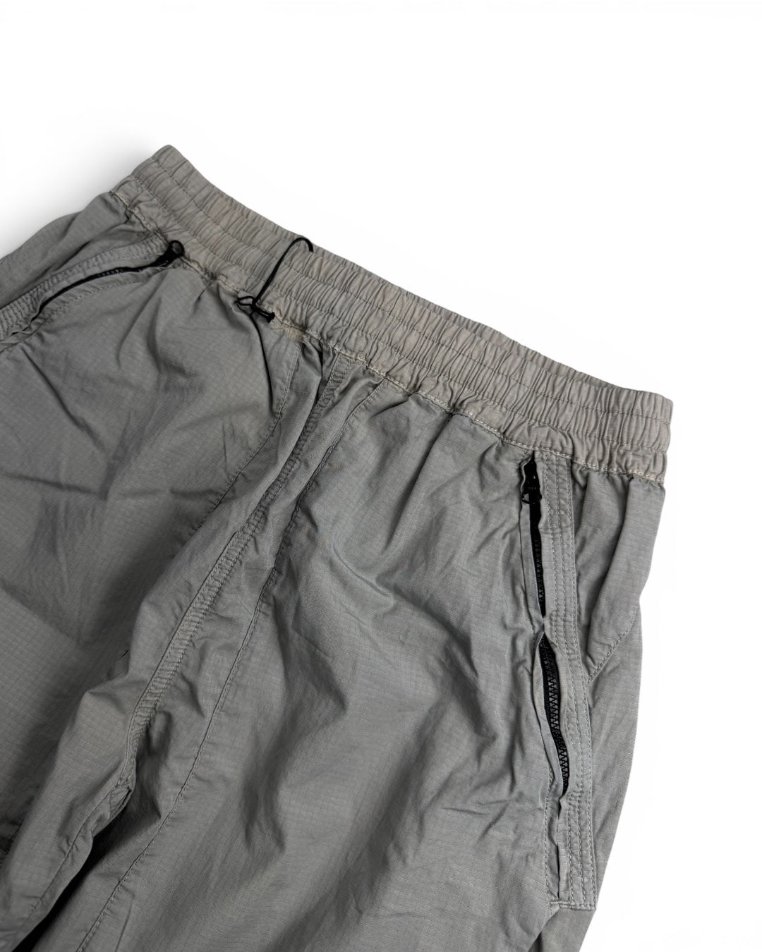 CP Company Grey Nylon Shorts (Small)