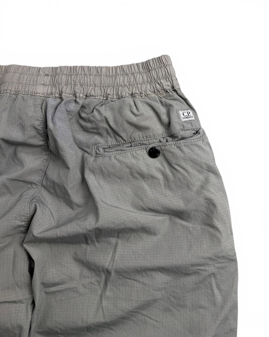 CP Company Grey Nylon Shorts (Small)