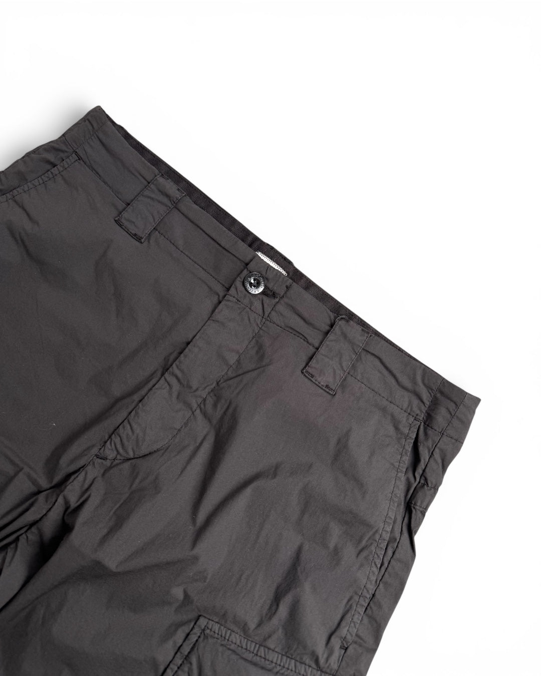 CP Company Black Nylon Shorts (Small)