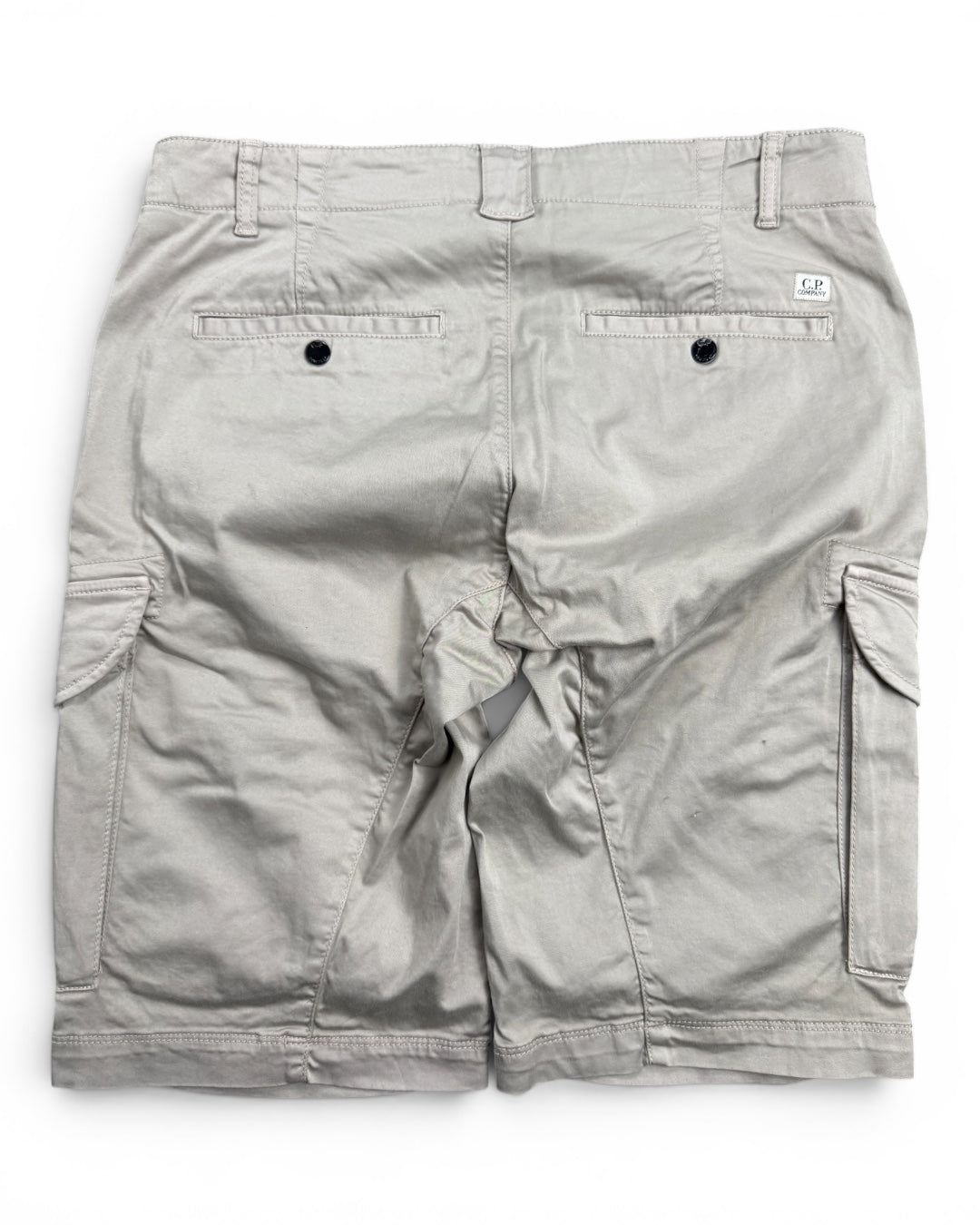 CP Company Grey Cargo Shorts 100% Cotton (Small)