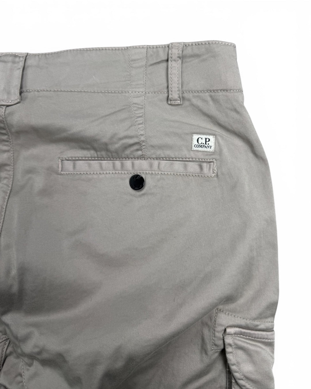 CP Company Grey Cargo Shorts 100% Cotton (Small)