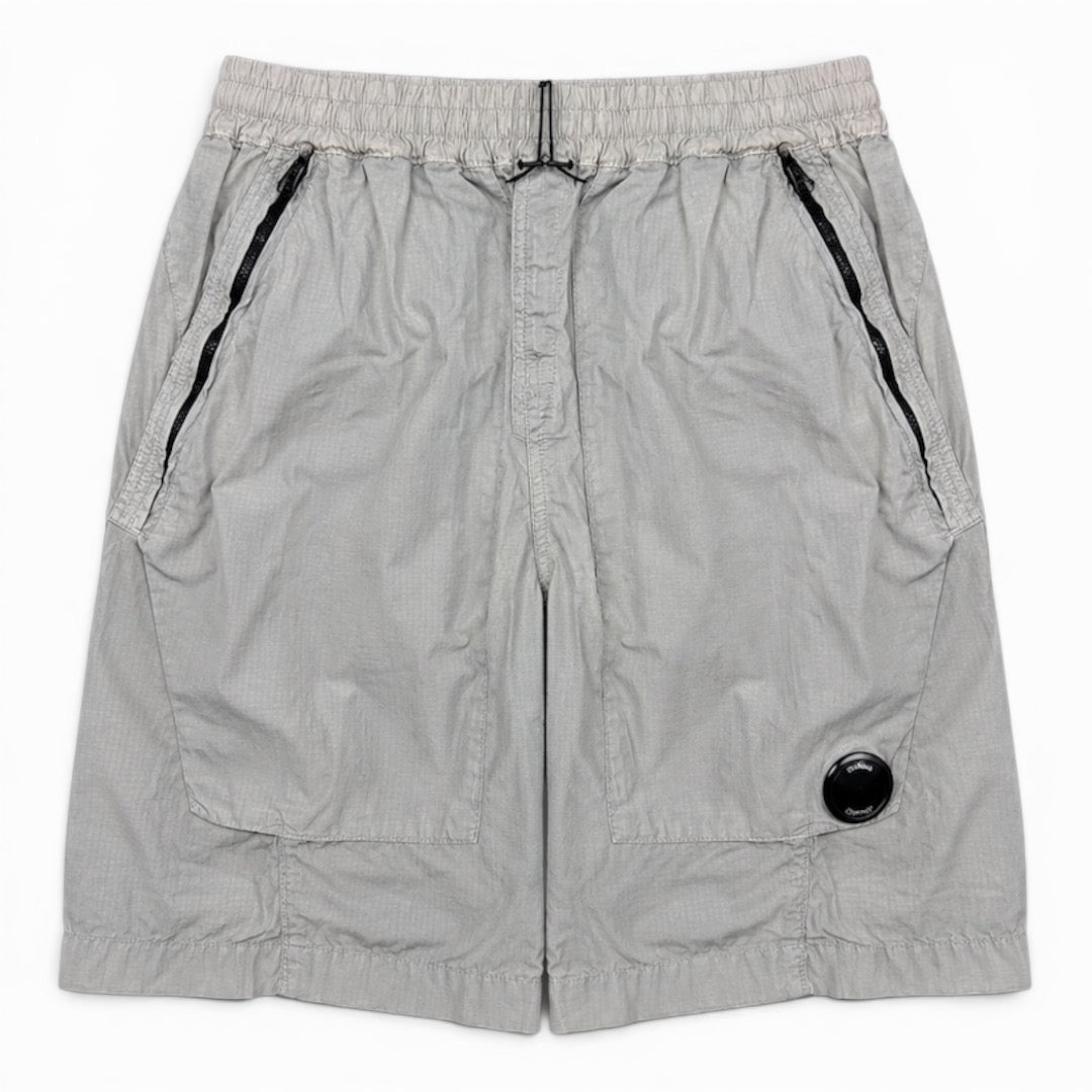CP Company Grey Nylon Shorts (Small)