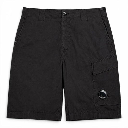 CP Company Black Nylon Shorts (Small)