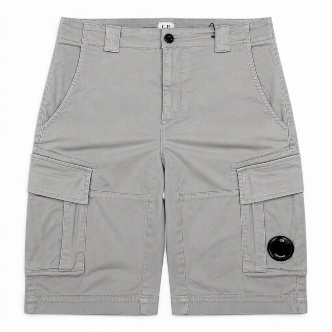 CP Company Grey Cargo Shorts 100% Cotton (Small)