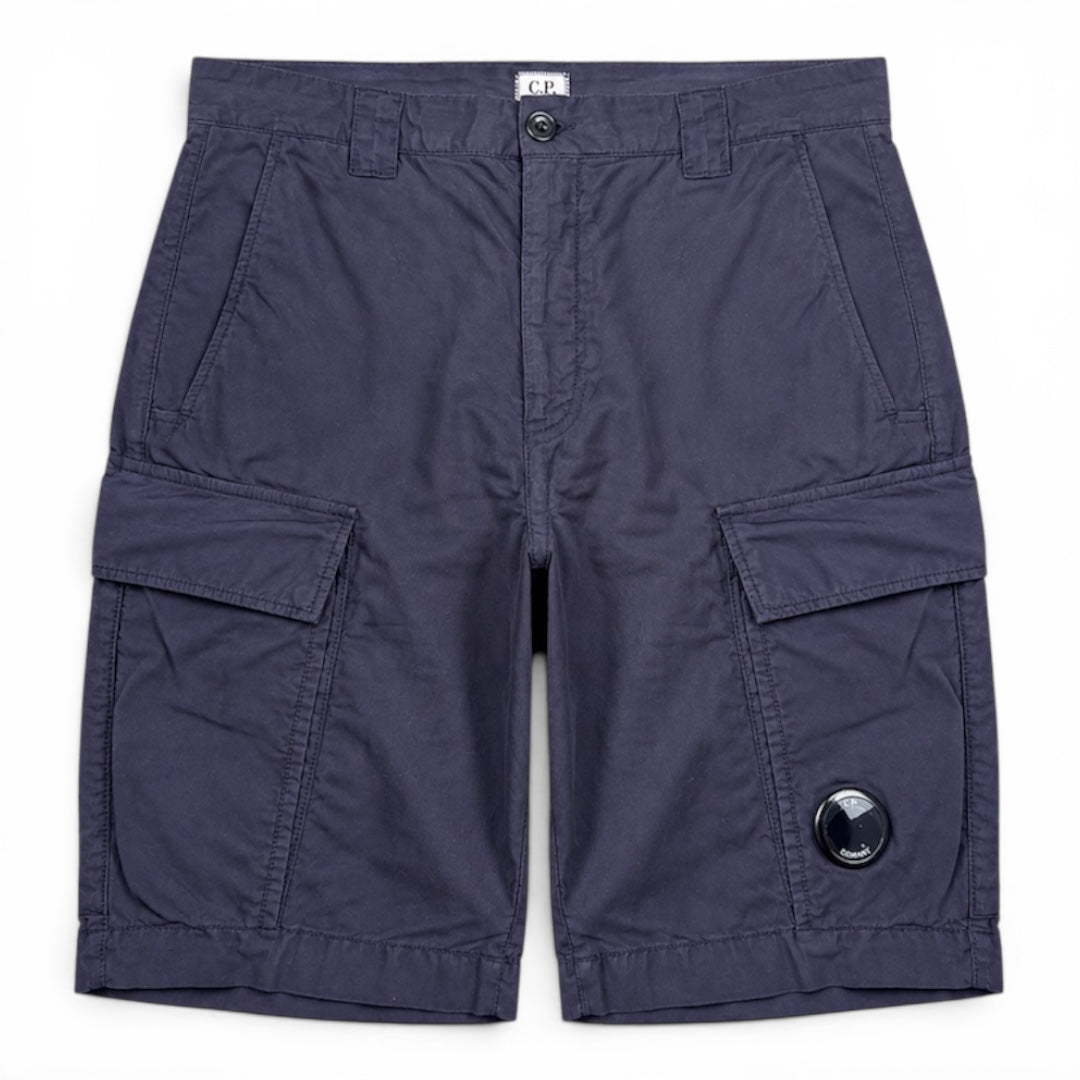 CP Company Blue Navy Cargo Shorts 100% Cotton (Small)